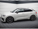 Side Skirts Diffusers V.2 compatible with Audi Q3 S Line / RS Q3 Sportback / SUV F3