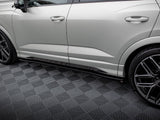 Side Skirts Diffusers V.2 compatible with Audi Q3 S Line / RS Q3 Sportback / SUV F3