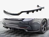 Central Rear Splitter (Vertical Bars) compatible with BMW 4 Coupe / Gran Coupe / Cabrio M-Pack F32 / F36 / F33