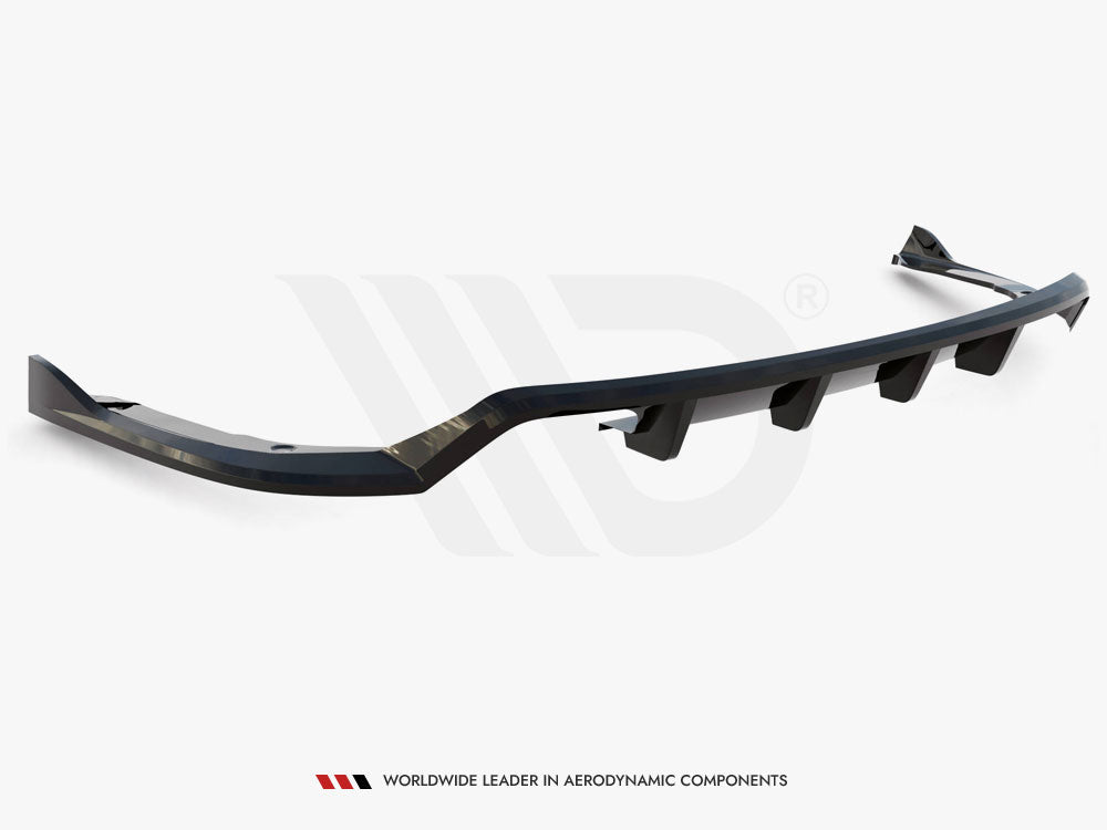 Central Rear Splitter (Vertical Bars) compatible with BMW 4 Coupe / Gran Coupe / Cabrio M-Pack F32 / F36 / F33