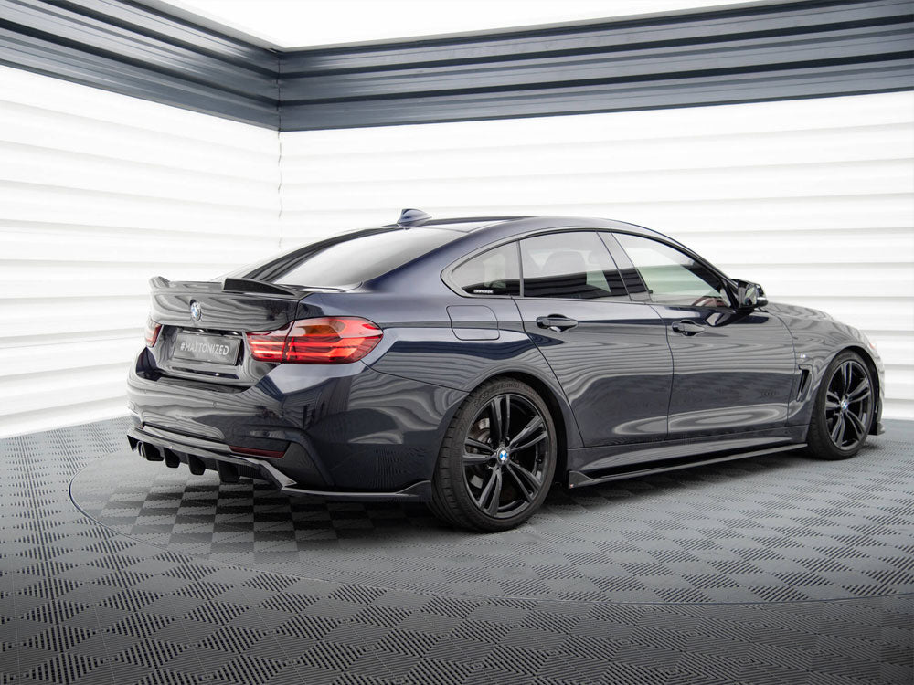 Central Rear Splitter (Vertical Bars) compatible with BMW 4 Coupe / Gran Coupe / Cabrio M-Pack F32 / F36 / F33