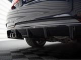 Central Rear Splitter (Vertical Bars) compatible with BMW 4 Coupe / Gran Coupe / Cabrio M-Pack F32 / F36 / F33