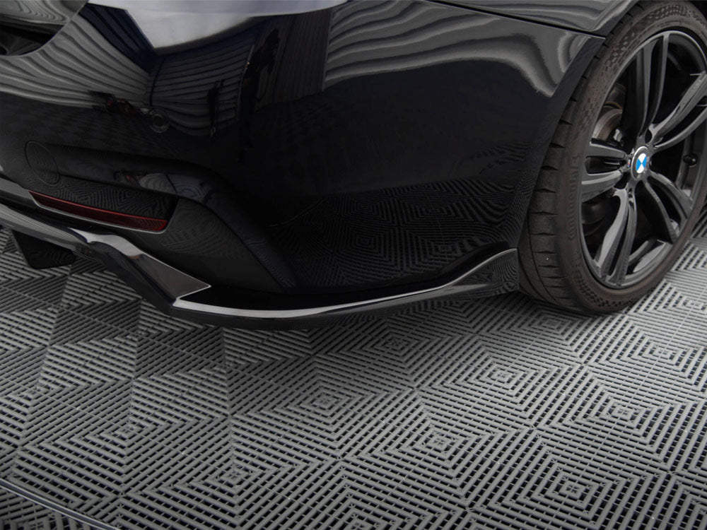 Central Rear Splitter (Vertical Bars) compatible with BMW 4 Coupe / Gran Coupe / Cabrio M-Pack F32 / F36 / F33