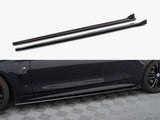 Side Skirts Diffusers V.3 compatible with BMW 4 Coupe / Gran Coupe / Cabrio M-Pack F32 / F36 / F33