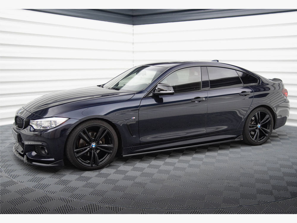 Side Skirts Diffusers V.3 compatible with BMW 4 Coupe / Gran Coupe / Cabrio M-Pack F32 / F36 / F33