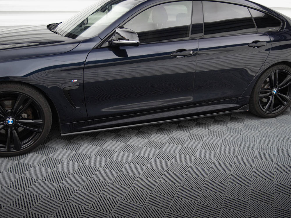 Side Skirts Diffusers V.3 compatible with BMW 4 Coupe / Gran Coupe / Cabrio M-Pack F32 / F36 / F33