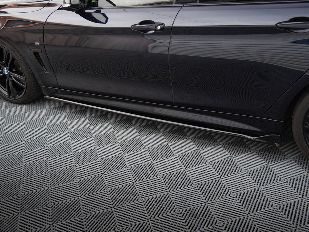 Side Skirts Diffusers V.3 compatible with BMW 4 Coupe / Gran Coupe / Cabrio M-Pack F32 / F36 / F33
