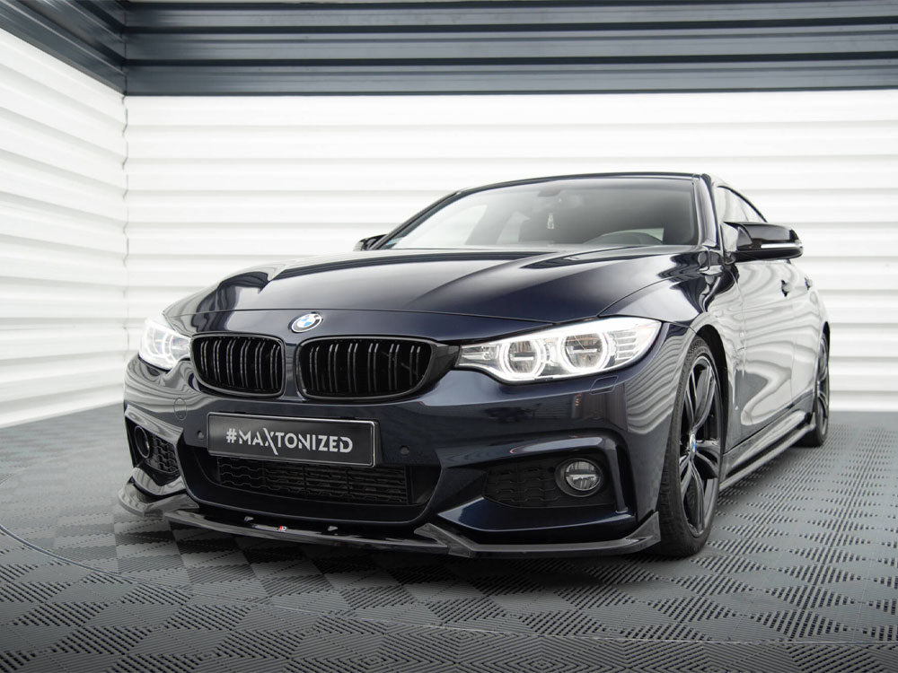 Front Splitter V.5 compatible with BMW 4 Coupe / Gran Coupe / Cabrio M-Pack F32 / F36 / F33