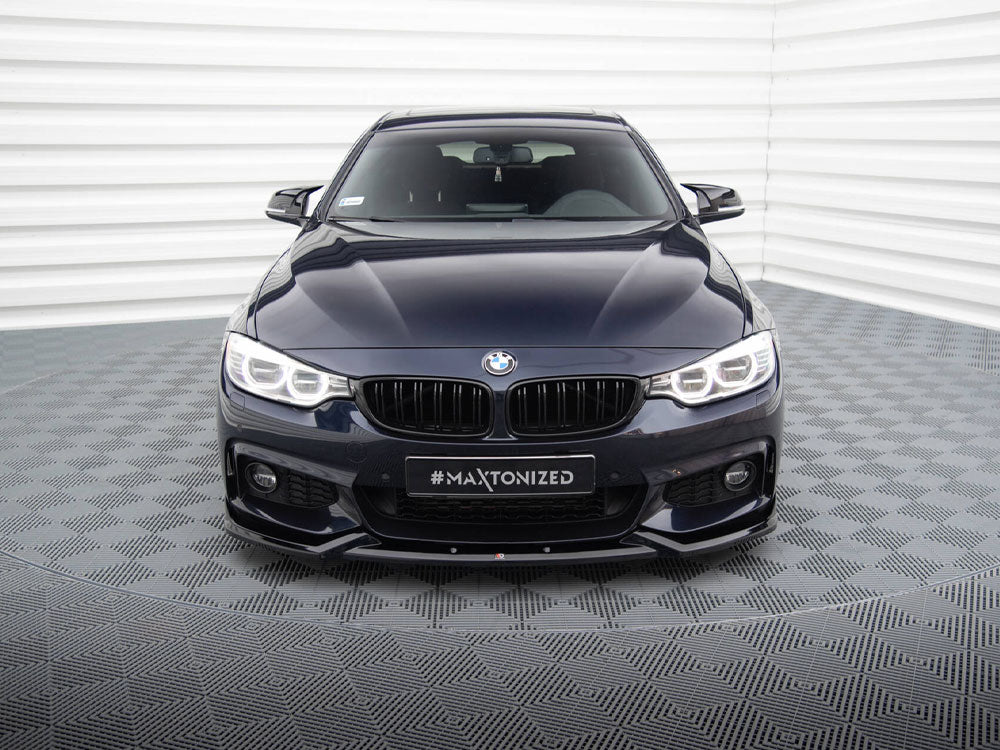 Front Splitter V.5 compatible with BMW 4 Coupe / Gran Coupe / Cabrio M-Pack F32 / F36 / F33