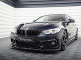Front Splitter V.6 compatible with BMW 4 Coupe / Gran Coupe / Cabrio M-Pack F32 / F36 / F33