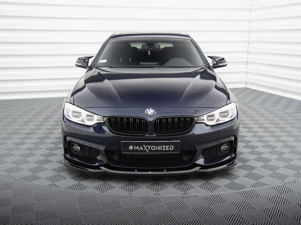 Front Splitter V.6 compatible with BMW 4 Coupe / Gran Coupe / Cabrio M-Pack F32 / F36 / F33