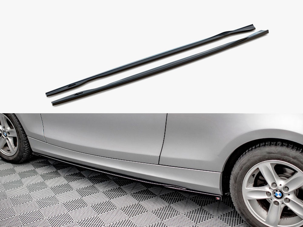 Side Skirts Diffusers V.2 compatible with BMW 1 E81 Facelift