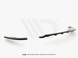 Central Rear Splitter (Vertical Bars) compatible with BMW 1 E81 Facelift
