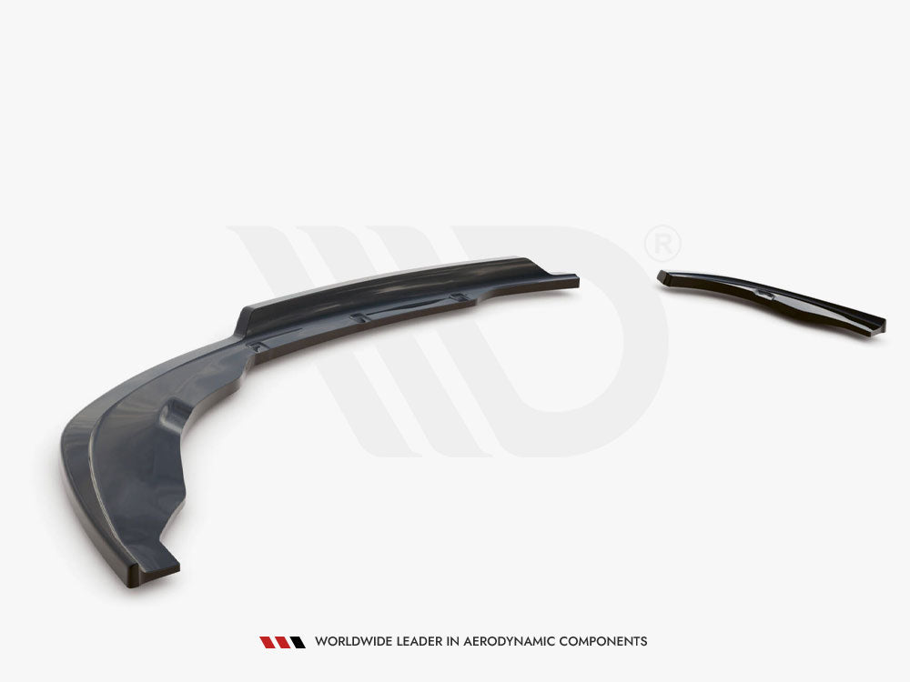 Central Rear Splitter (Vertical Bars) compatible with BMW 1 E81 Facelift
