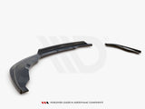 Central Rear Splitter (Vertical Bars) compatible with BMW 1 E81 Facelift