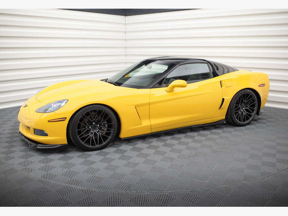 Side Skirts Diffusers compatible with Chevrolet Corvette C6