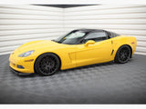 Side Skirts Diffusers compatible with Chevrolet Corvette C6