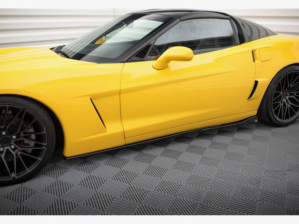 Side Skirts Diffusers compatible with Chevrolet Corvette C6