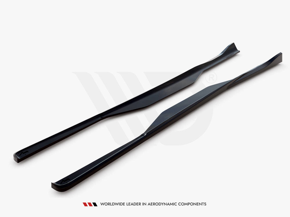 Side Skirts Diffusers compatible with Chevrolet Corvette C6