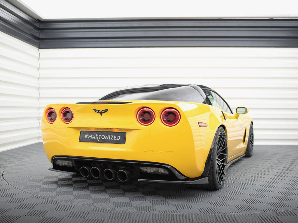 Rear Side Splitters compatible with Chevrolet Corvette Widebody C6