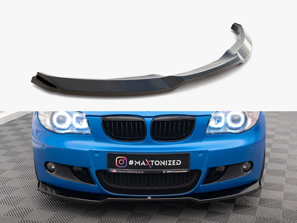 Front Splitter V.1 compatible with BMW 1 M-Pack E87 / E81 Facelift