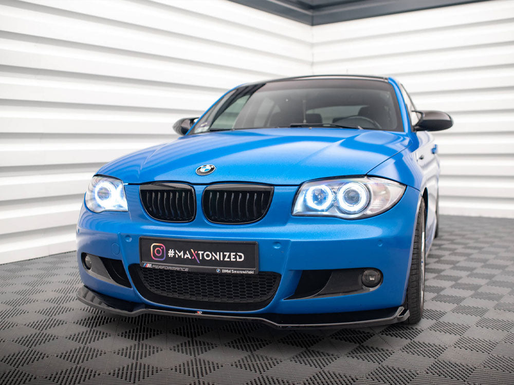 Front Splitter V.1 compatible with BMW 1 M-Pack E87 / E81 Facelift