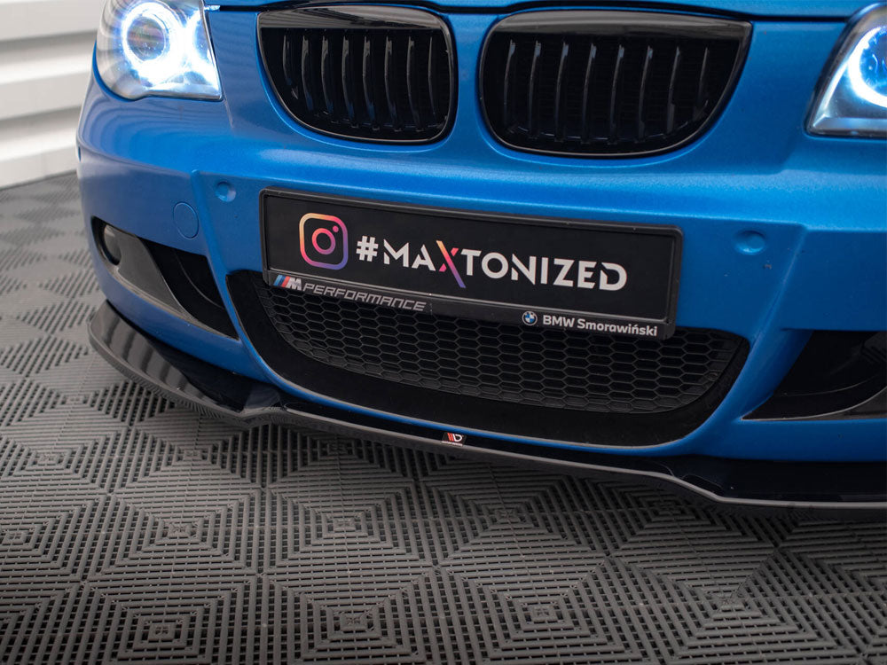 Front Splitter V.1 compatible with BMW 1 M-Pack E87 / E81 Facelift