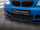 Front Splitter V.1 compatible with BMW 1 M-Pack E87 / E81 Facelift