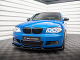 Front Splitter V.2 compatible with BMW 1 M-Pack E87 / E81 Facelift