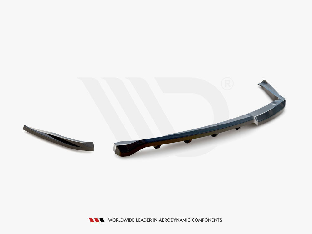 Central Rear Splitter (Vertical Bars) compatible with BMW 1 M-Pack E87 Facelift