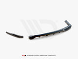 Central Rear Splitter (Vertical Bars) compatible with BMW 1 M-Pack E87 Facelift