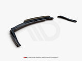 Central Rear Splitter (Vertical Bars) compatible with BMW 1 M-Pack E87 Facelift
