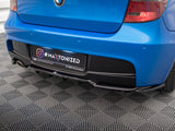 Central Rear Splitter (Vertical Bars) compatible with BMW 1 M-Pack E87 Facelift