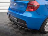Central Rear Splitter (Vertical Bars) compatible with BMW 1 M-Pack E87 Facelift
