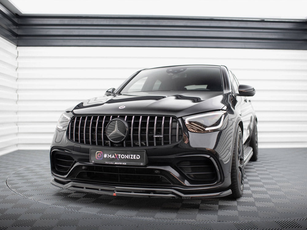 Front Splitter compatible with Mercedes-AMG GLC 63 SUV / Coupe X253 / C253