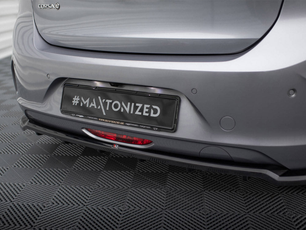 Rear Splitter (Vertical Bars) compatible with Opel Corsa - e F (Mk6)