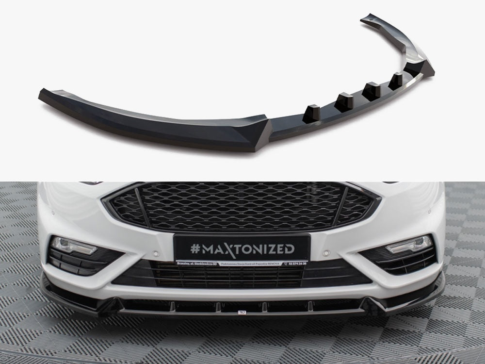 Front Splitter compatible with Ford Mondeo Sport Mk5 Facelift / Fusion Sport Mk2 Facelift