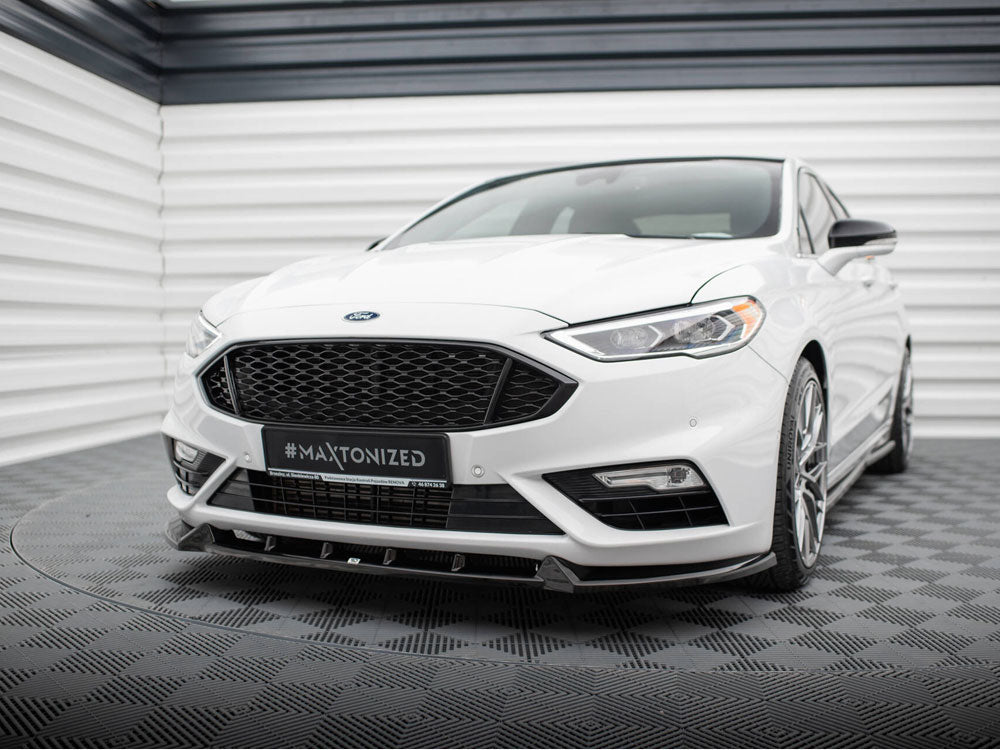 Front Splitter compatible with Ford Mondeo Sport Mk5 Facelift / Fusion Sport Mk2 Facelift