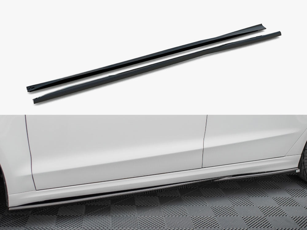 Side Skirts Diffusers compatible with Ford Mondeo Sport Mk5 Facelift / Fusion Sport Mk2 Facelift