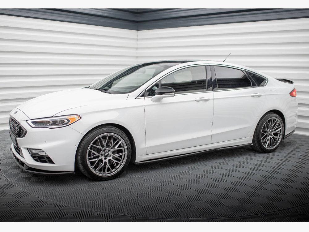 Side Skirts Diffusers compatible with Ford Mondeo Sport Mk5 Facelift / Fusion Sport Mk2 Facelift