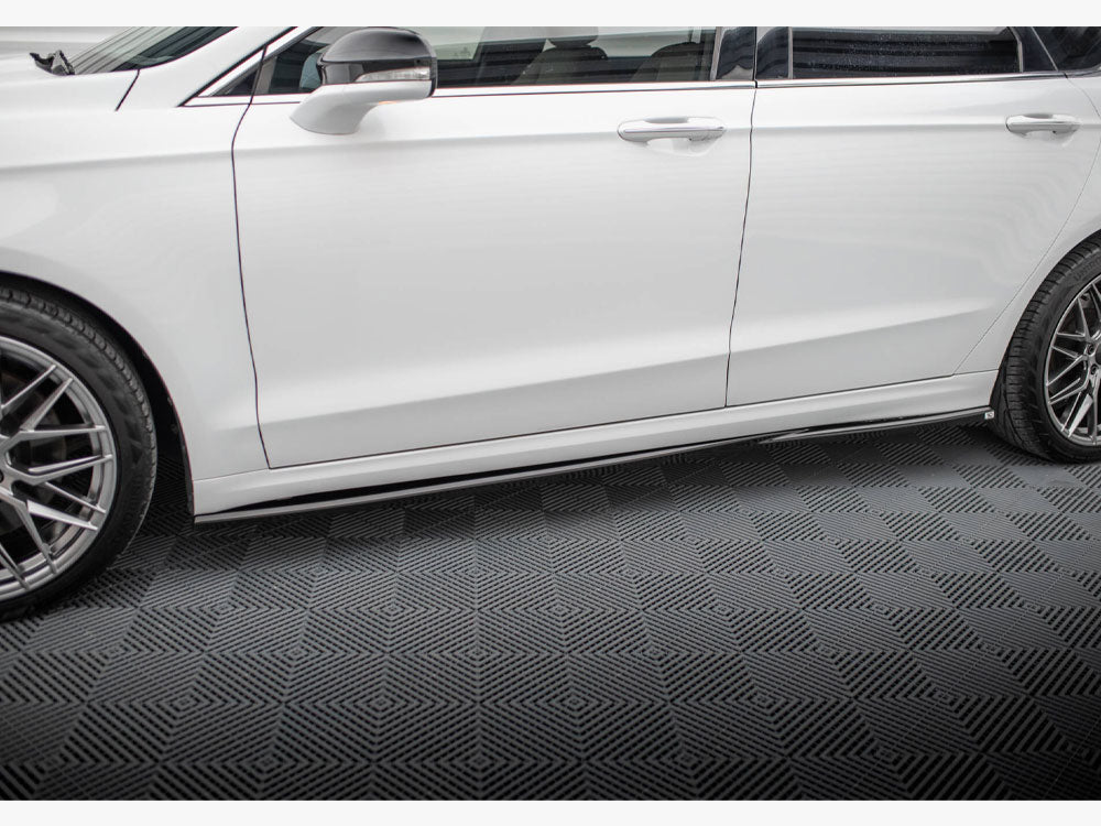 Side Skirts Diffusers compatible with Ford Mondeo Sport Mk5 Facelift / Fusion Sport Mk2 Facelift