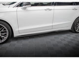 Side Skirts Diffusers compatible with Ford Mondeo Sport Mk5 Facelift / Fusion Sport Mk2 Facelift