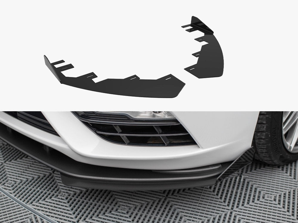 Front Flaps compatible with Ford Mondeo Sport Mk5 Facelift / Fusion Sport Mk2 Facelift