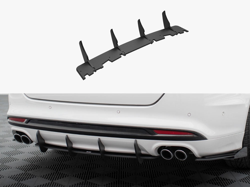 Street PRO Rear Diffuser compatible with Ford Mondeo Sport Mk5 Facelift / Fusion Sport Mk2 Facelift