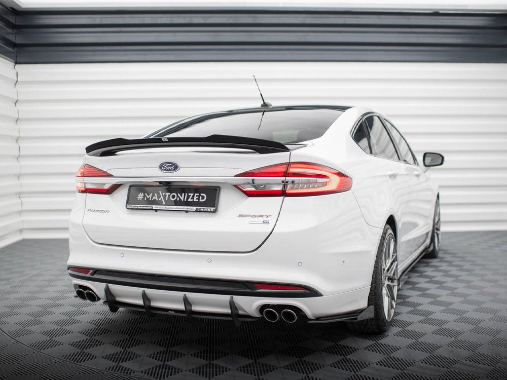 Street PRO Rear Diffuser compatible with Ford Mondeo Sport Mk5 Facelift / Fusion Sport Mk2 Facelift