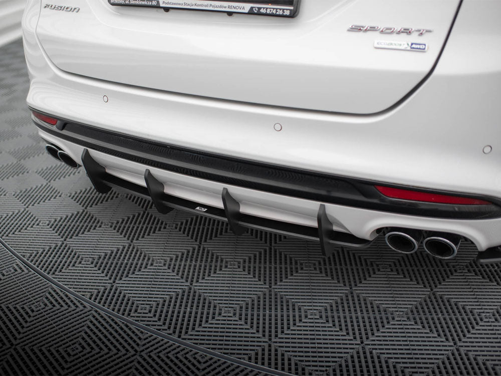 Street PRO Rear Diffuser compatible with Ford Mondeo Sport Mk5 Facelift / Fusion Sport Mk2 Facelift