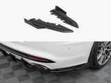 Street Pro Rear Side Splitters + Flaps compatible with Ford Mondeo Sport Mk5 Facelift / Fusion Sport Mk2 Facelift
