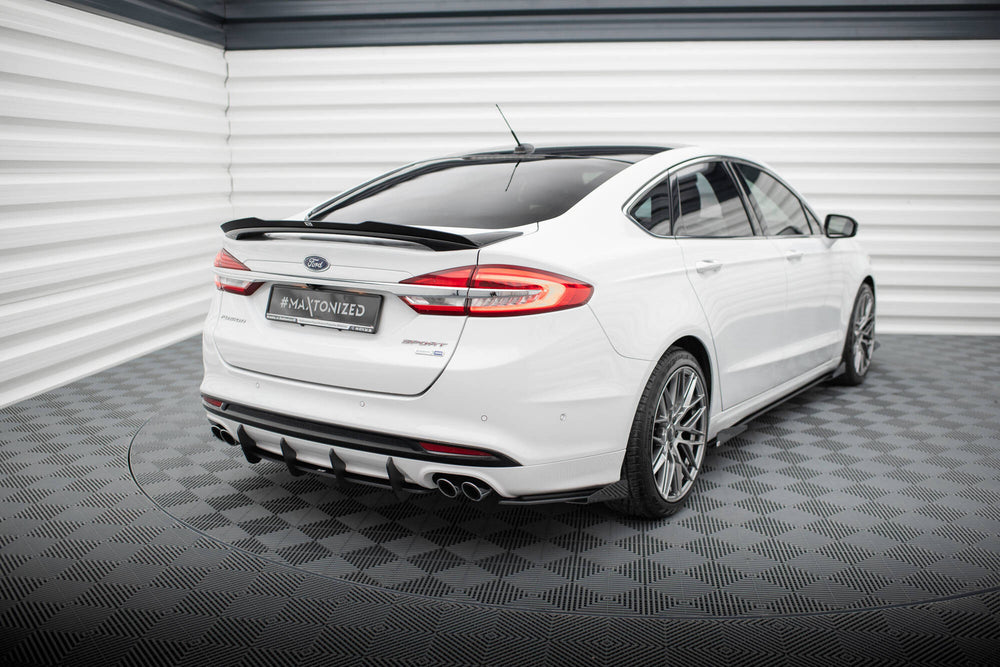 Street Pro Rear Side Splitters + Flaps compatible with Ford Mondeo Sport Mk5 Facelift / Fusion Sport Mk2 Facelift