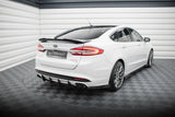 Street Pro Rear Side Splitters + Flaps compatible with Ford Mondeo Sport Mk5 Facelift / Fusion Sport Mk2 Facelift
