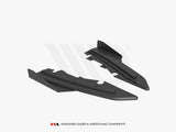 Street Pro Rear Side Splitters + Flaps compatible with Ford Mondeo Sport Mk5 Facelift / Fusion Sport Mk2 Facelift